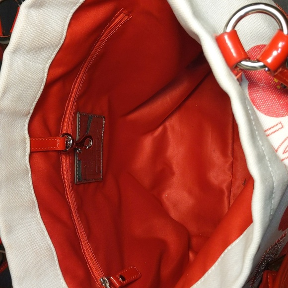 RARE Coach Poppy Cherry Chan Tote Bag - Picture 9 of 15